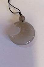 Load image into Gallery viewer, Pendant: Gemstone Moon & Bead