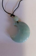 Load image into Gallery viewer, Pendant: Gemstone Moon & Bead
