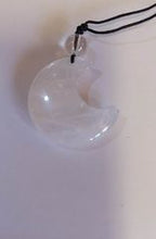 Load image into Gallery viewer, Pendant: Gemstone Moon & Bead