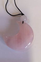 Load image into Gallery viewer, Pendant: Gemstone Moon & Bead