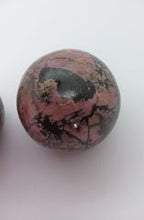 Load image into Gallery viewer, Carved: Rhodonite Sphere