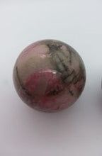 Load image into Gallery viewer, Carved: Rhodonite Sphere