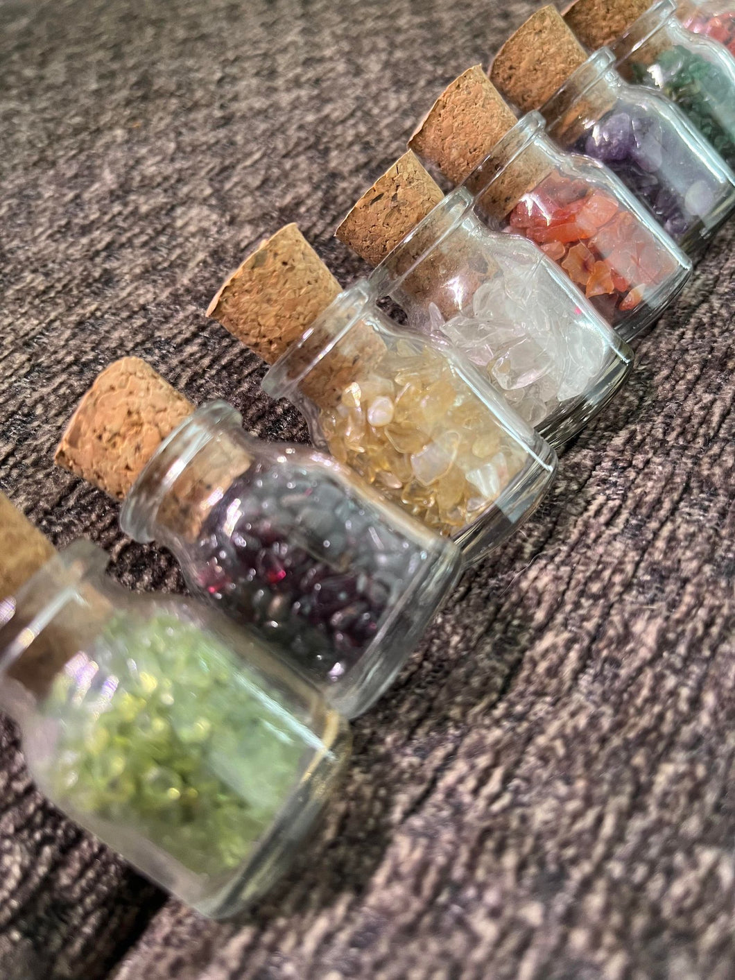 Mini Jars of Crystals