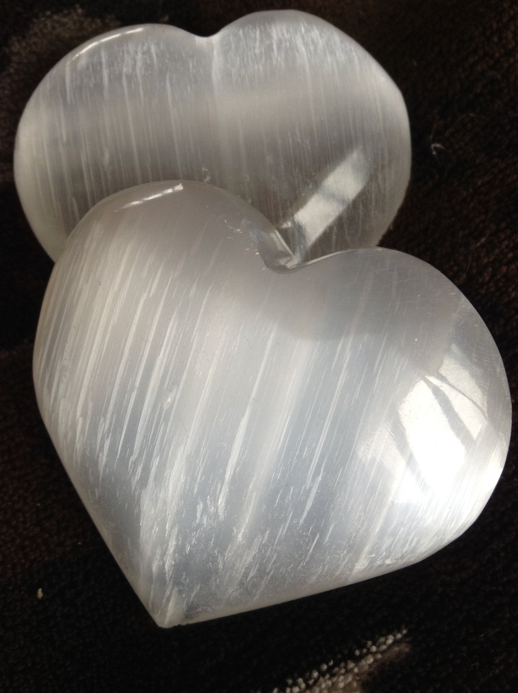 Satin Spar Heart