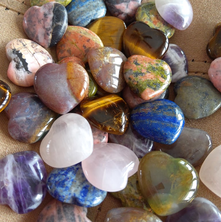 Gemstone Hearts