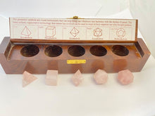 Load image into Gallery viewer, Sacred Geometry Set -Rose Quartz
